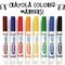 Crayola Broad Line Washable Markers, Broad Bullet Tip, Black, 12PK 58-7800-051 - alternate 6